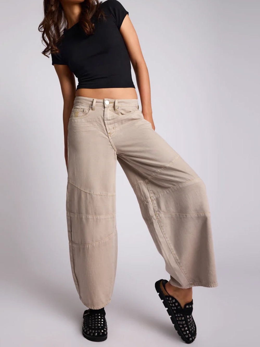 OneTeaspoon Love Barrel Jeans | Mid-Rise Wide Leg Balloon Denim | Size 32